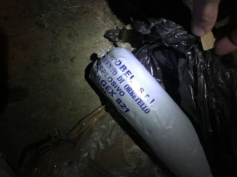 sequestrati 7 chili di esplosivo a Ferno Rispoli  ndrangheta  3 