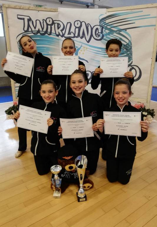 Twirling Buguggiate, è oro regionale 