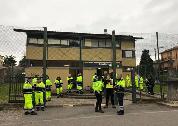 Cantello – Esercitazione della Protezione civile – Giorno 1