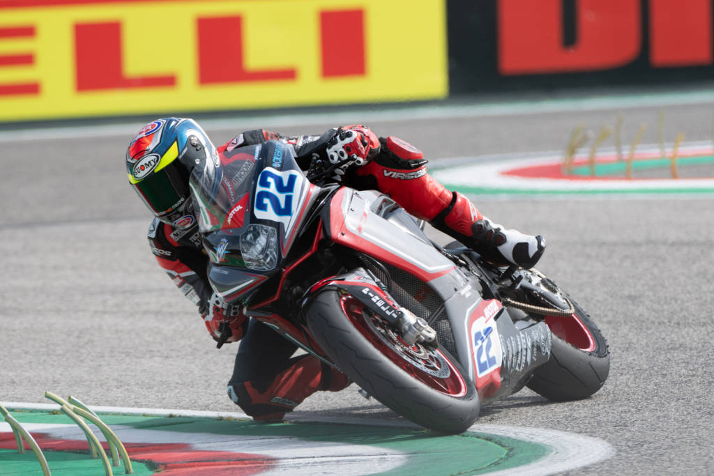 Superbike a Imola - Le moto in pista
