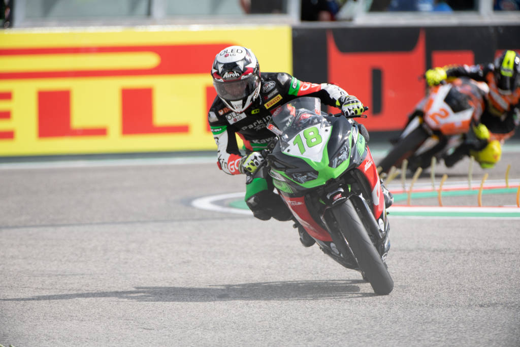 Superbike a Imola - Le moto in pista