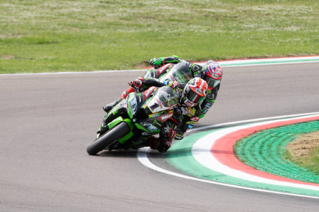 Superbike a Imola - Le moto in pista
