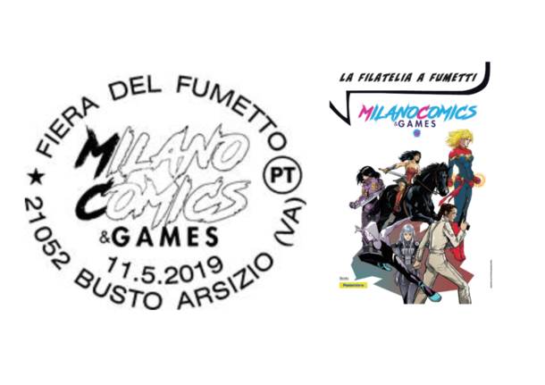 annullo filatelico milano comics