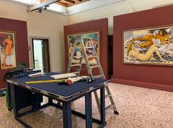 Guttuso a Varese, le ultime ore dell'allestimento