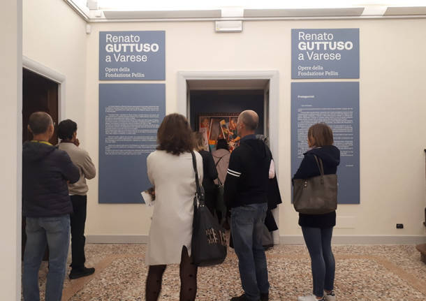Guttuso a Villa Mirabello: tanti visitatori nella prima giornata
