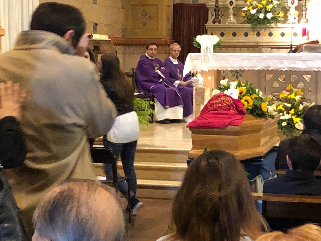 Il funerale di Lorenzo Giudici