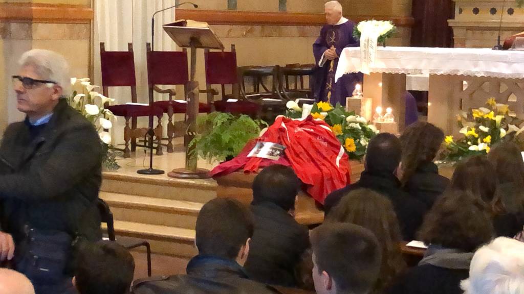 Il funerale di Lorenzo Giudici