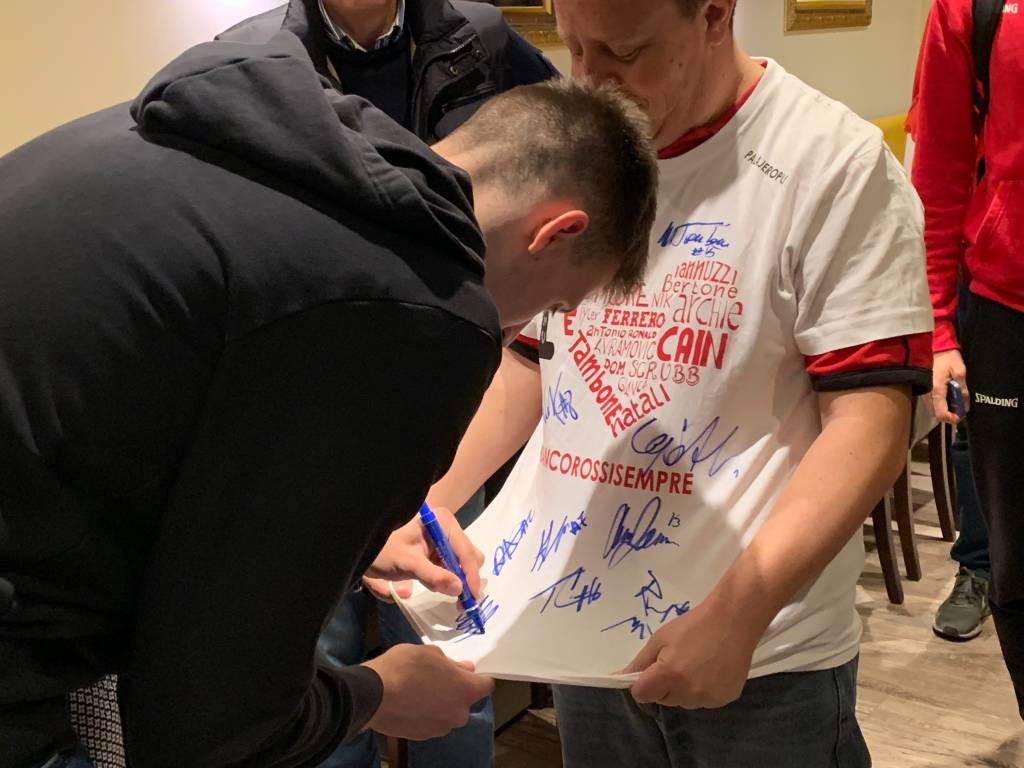 Il saluto alla Openjobmetis 2018-2019