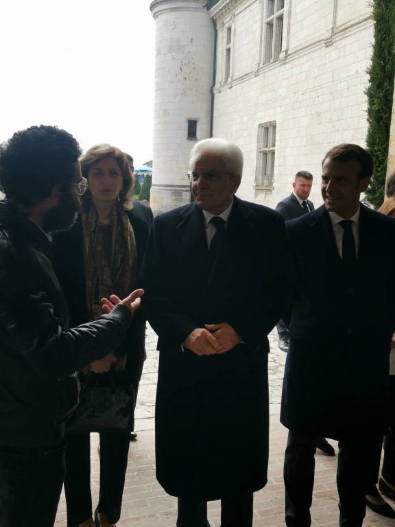 Il writers Andrea Ravo Mattoni ad Amboise in Francia 