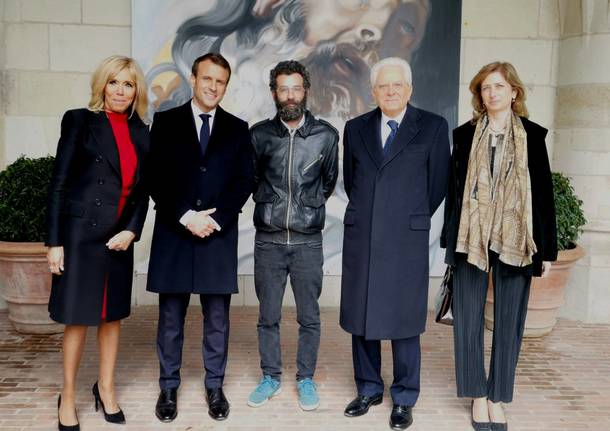 Il writers Andrea Ravo Mattoni incontra Macron e Mattarella