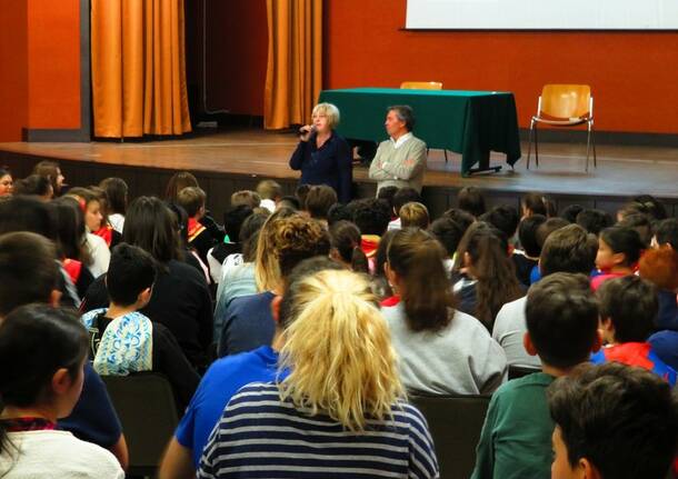 Lezione di Palio alle Scuole Tosi di Legnano