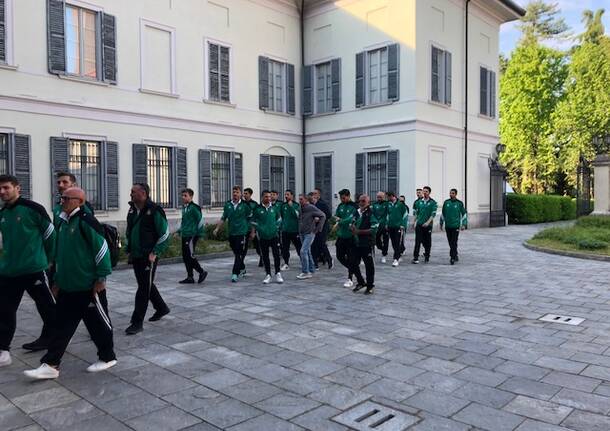 Festa in Comune promozione in serie D Castellanzese