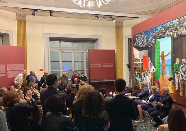 Inaugurazione della mostra Renato Guttuso a Varese