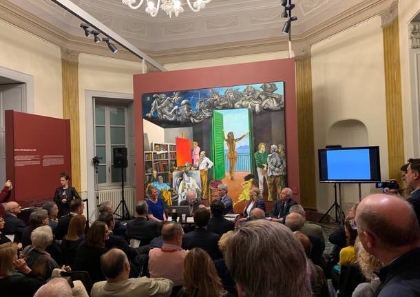 L’inaugurazione della mostra di Renato Guttuso a Varese