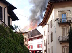 incendio palazzina Malnate