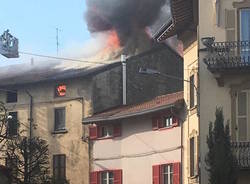 incendio palazzina Malnate