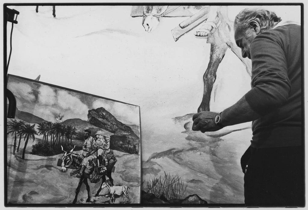 La fuga in Egitto di Renato Guttuso