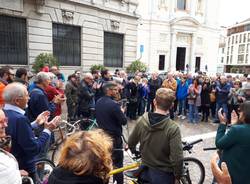 Manifestazione dimissioni Gallarate