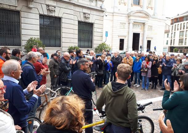 Manifestazione dimissioni Gallarate