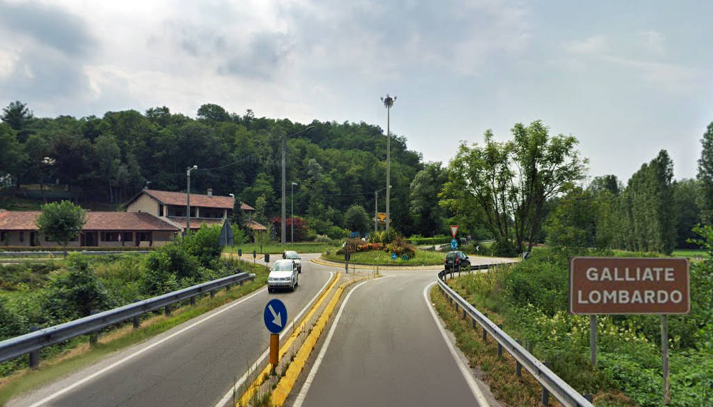 Nuova rotonda Galliate Lombardo