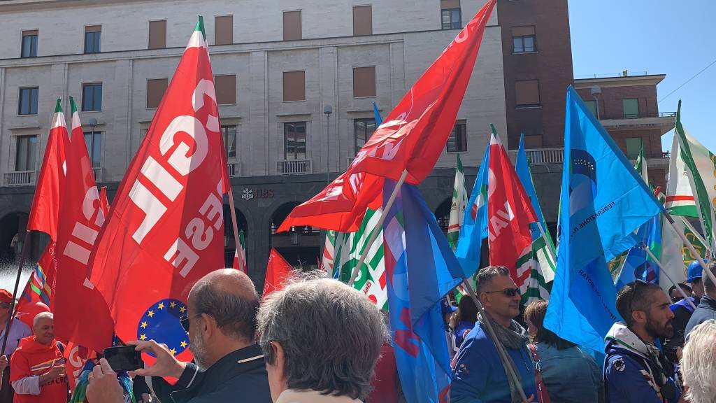 Primo maggio: in piazza Monte Grappa