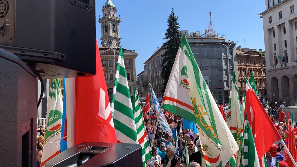 Primo maggio: in piazza Monte Grappa