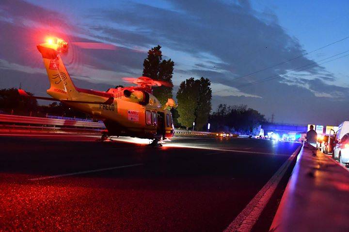 Rho: incidente in autostrada - foto di Andrea Marcato
