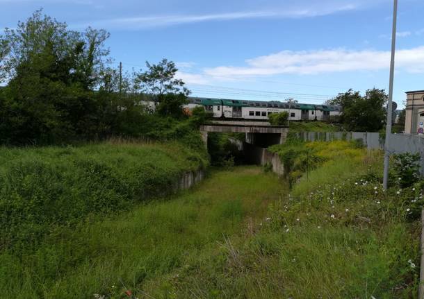 sottopasso stazione castellanza fnm