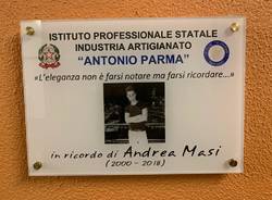 Una targa all'Ipsia Parma per ricordare Andrea Masi