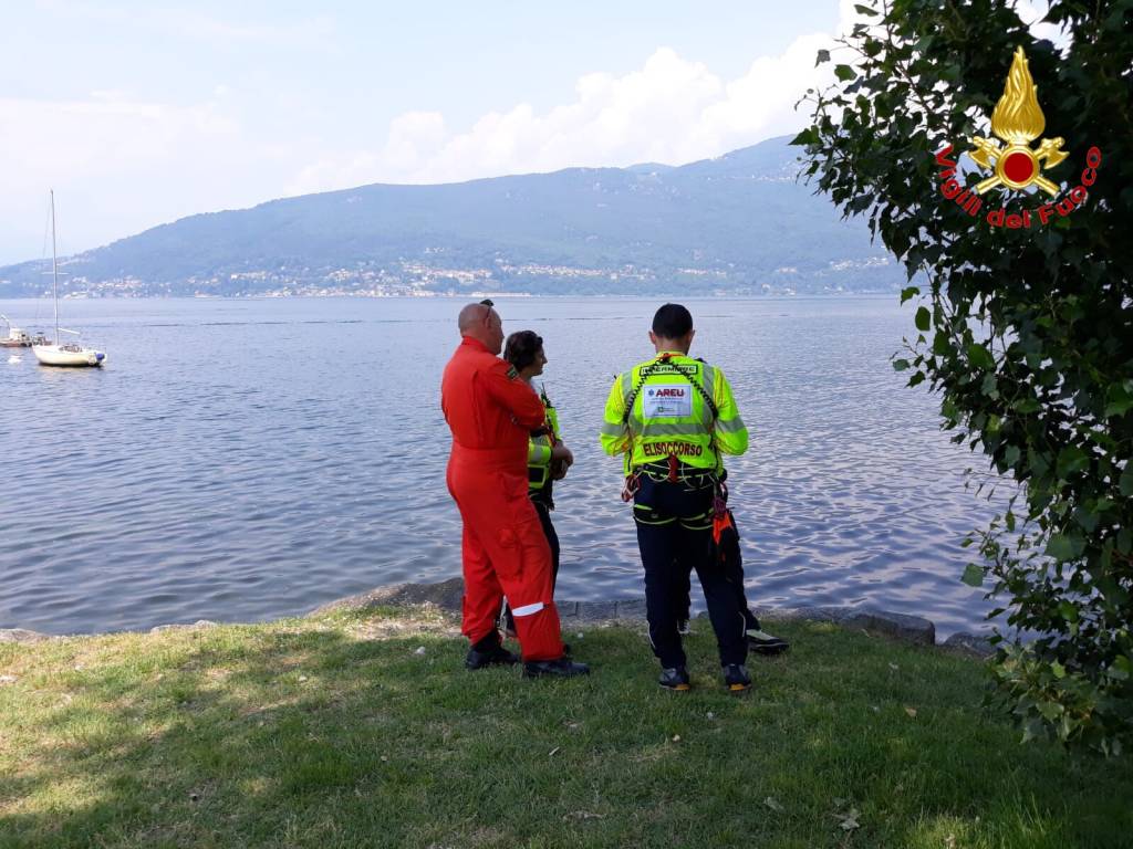 Caldè, ricerche nel lago Maggiore