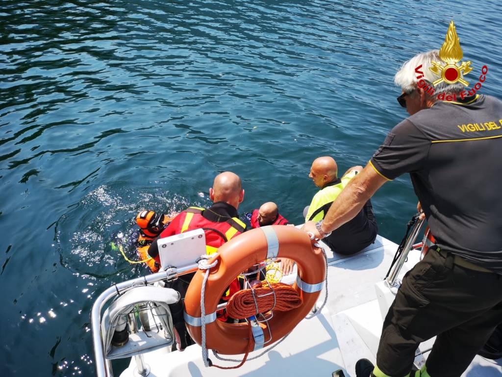 Caldè, ricerche nel lago Maggiore