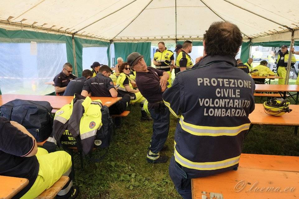 Esercitazione Protezione civile al Brizio