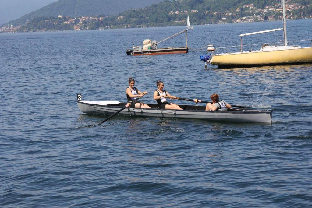Gara di canottaggio sedile fisso a Cerro di Laveno Mombello 