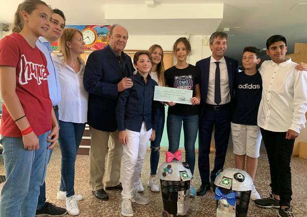 gerry scotti fabrizio sala scuola manzoni castellanza robocup