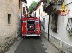 Incendio scantinato Dumenza