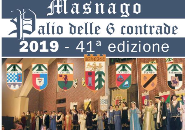 locandina 41 esima edizione palio di masnago