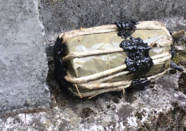 Petardo fatto brillare a Samarate