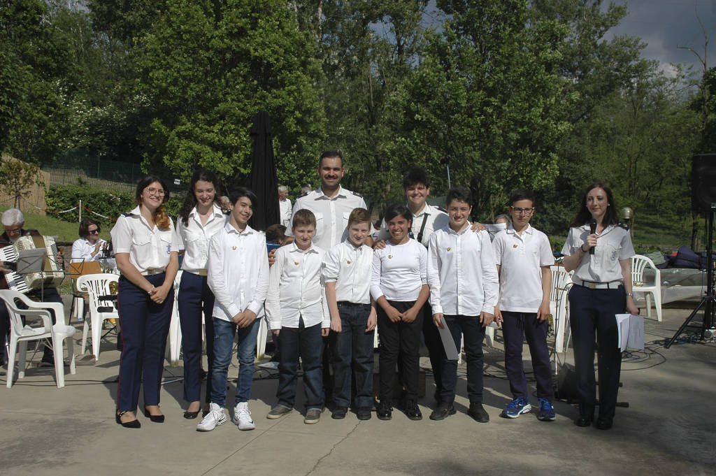 Saggio di allievi e majorettes al Parco degli Aironi