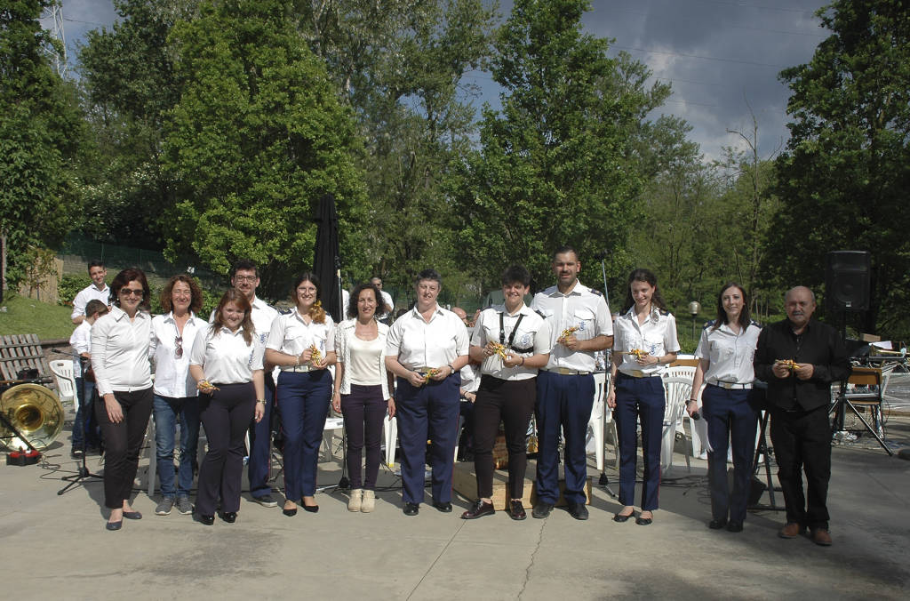 Saggio di allievi e majorettes al Parco degli Aironi