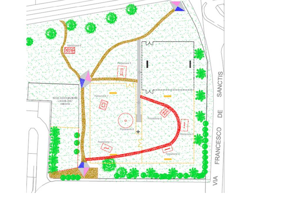 Saronno, percorso vita al parco Aquilone