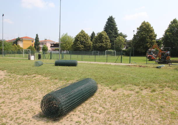 Saronno, percorso vita al parco Aquilone