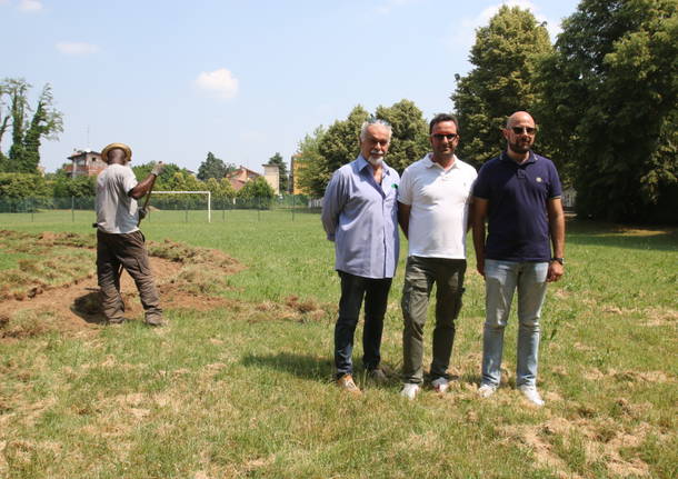 Saronno, percorso vita al parco Aquilone