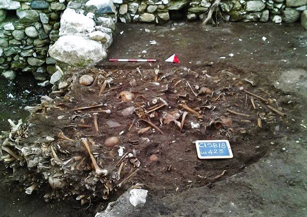 scavi archeologici chiesa di san Biagio a Cittiglio