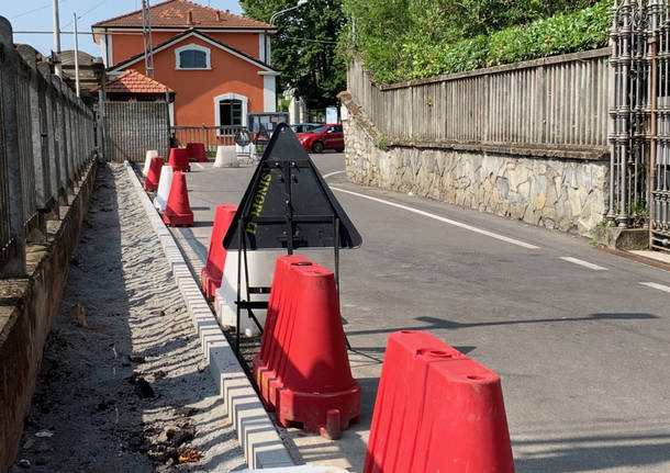 Venegono Superiore - via stazione nuovi alberi