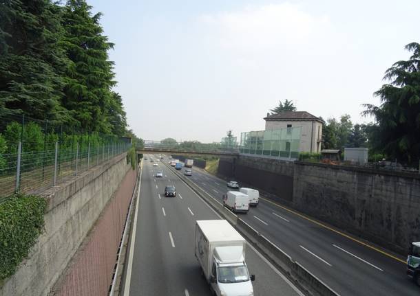 autostrada a8 olgiate olona barriere foniche