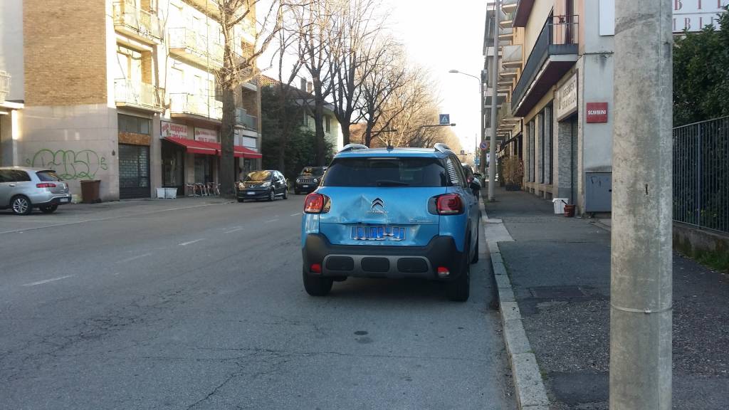 Viabilità per i ciclisti in via Torino a Gallarate