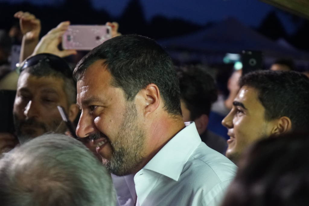 Salvini alla Festa della Lega di Golasecca