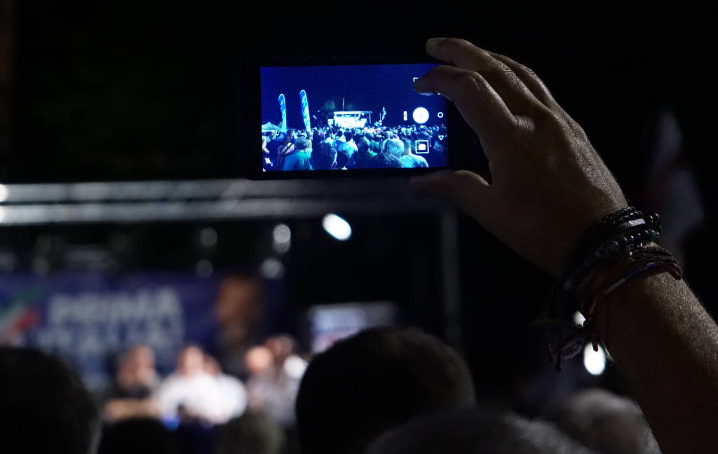 Salvini alla Festa della Lega di Golasecca