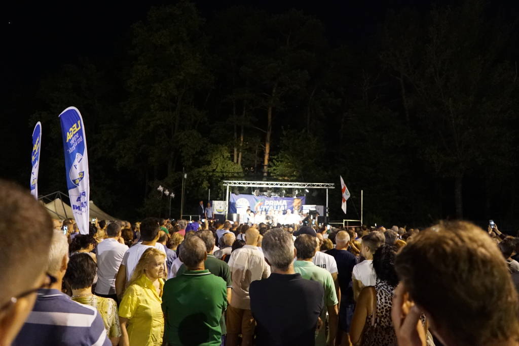 Salvini alla Festa della Lega di Golasecca