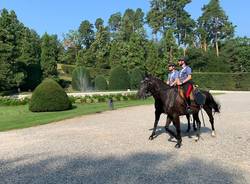 Ai Giardini i carabinieri a cavallo